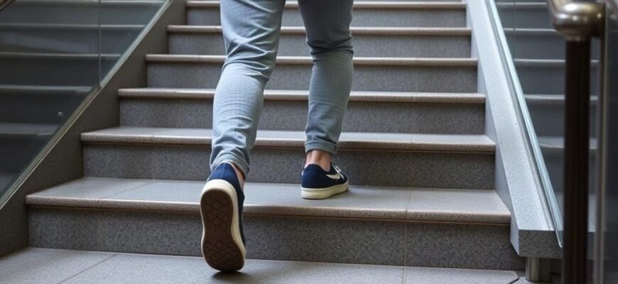 Как сохранить вены здоровыми, если вы постоянно поднимаетесь по лестнице