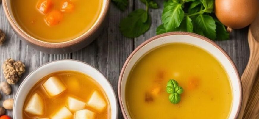 Диета при гастрите: мягкие и вкусные супы на овощном бульоне